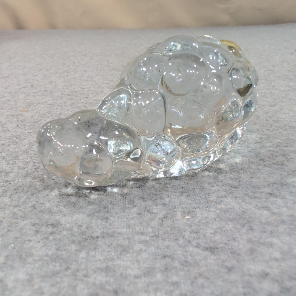 Vintage Clear Textured Art Glass Bubble Turtle Figurine Paperweight MCM - Picture 1 of 6